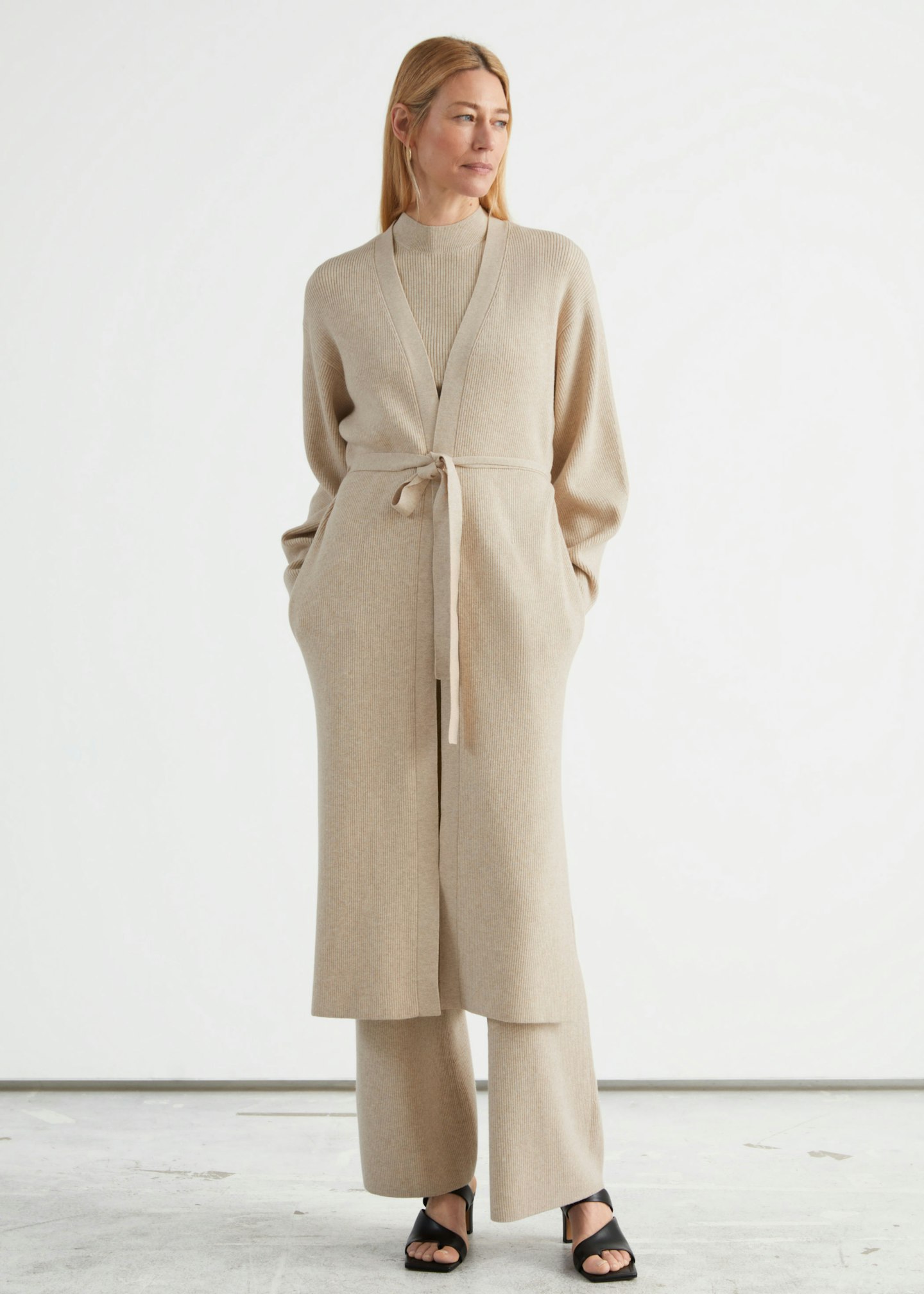 & Other Stories, Long Belted Knit Cardigan, £120