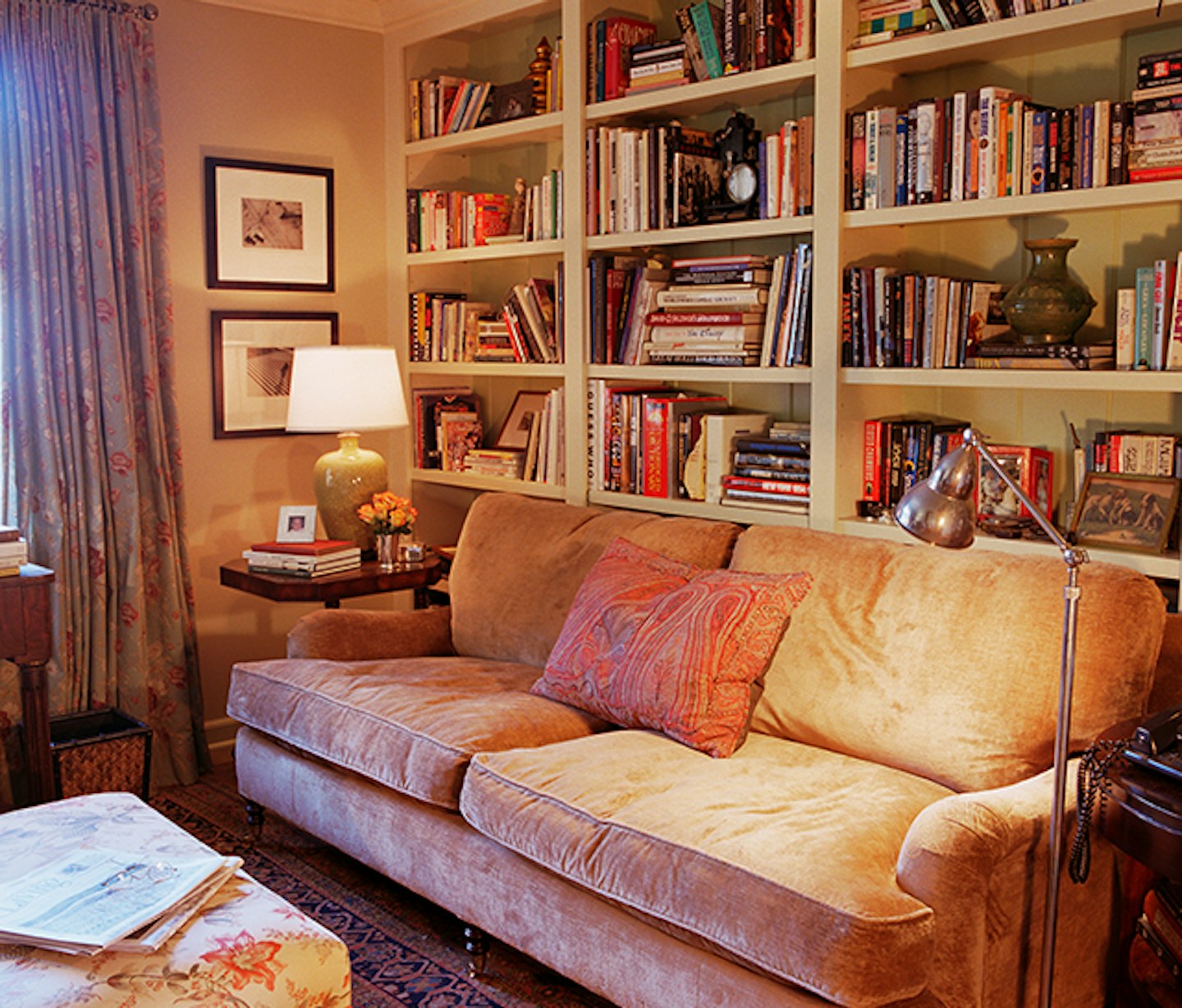 built in bookcase