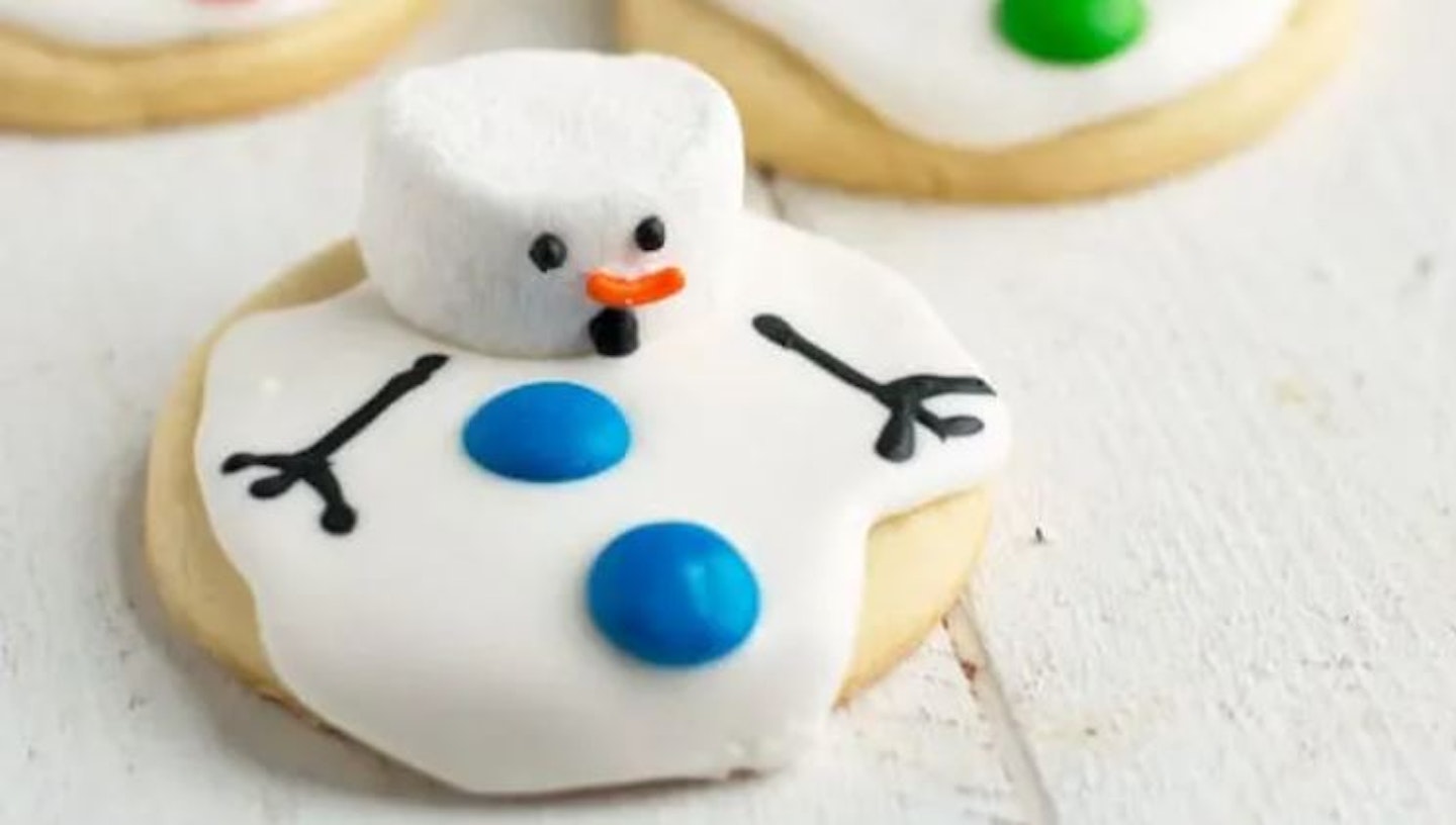snowman biscuit