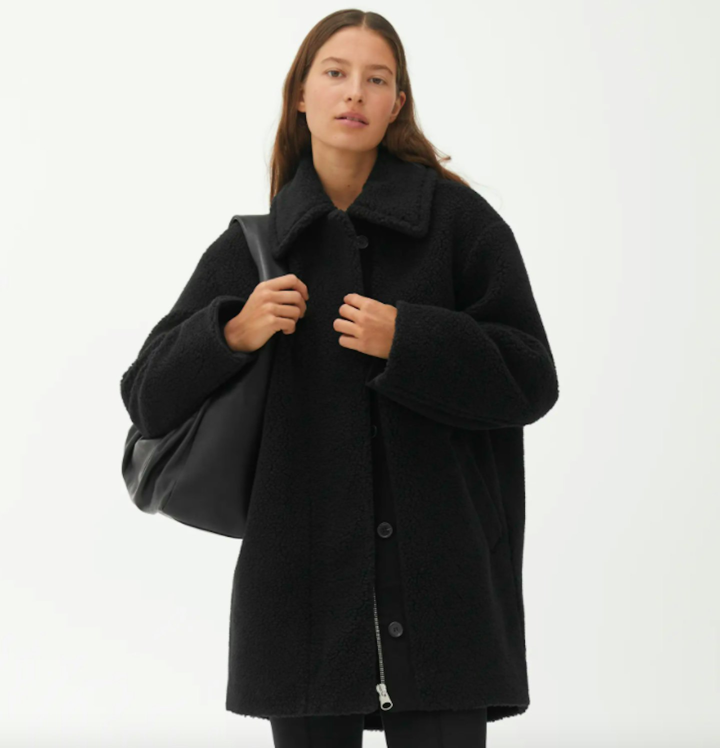 Arket, Oversized Pile Coat, WAS £225 NOW £113