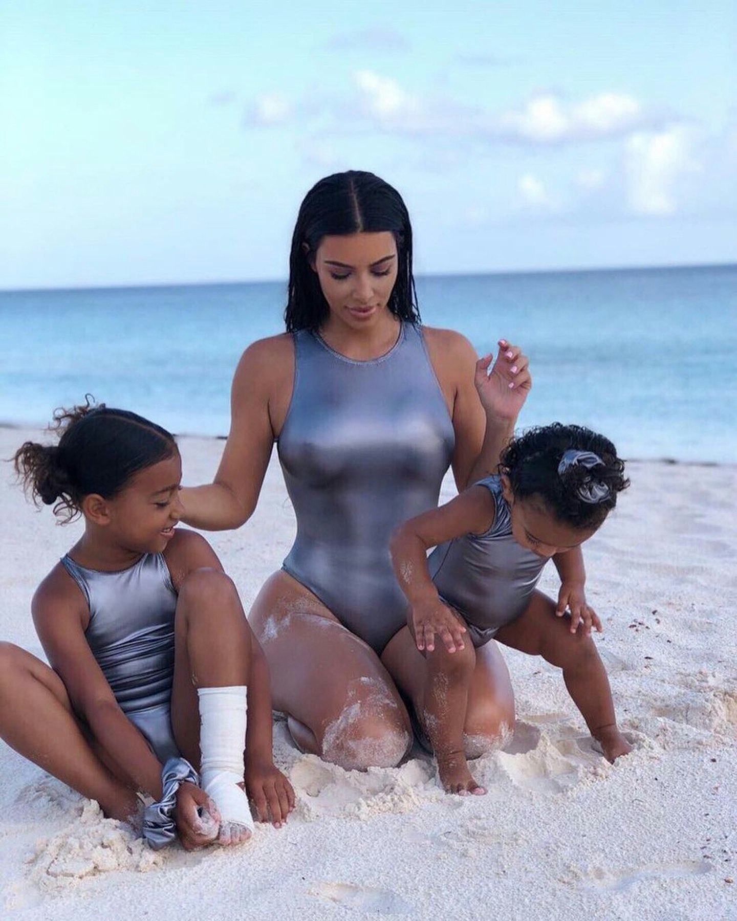 Kim Kardashian, North and Chicago