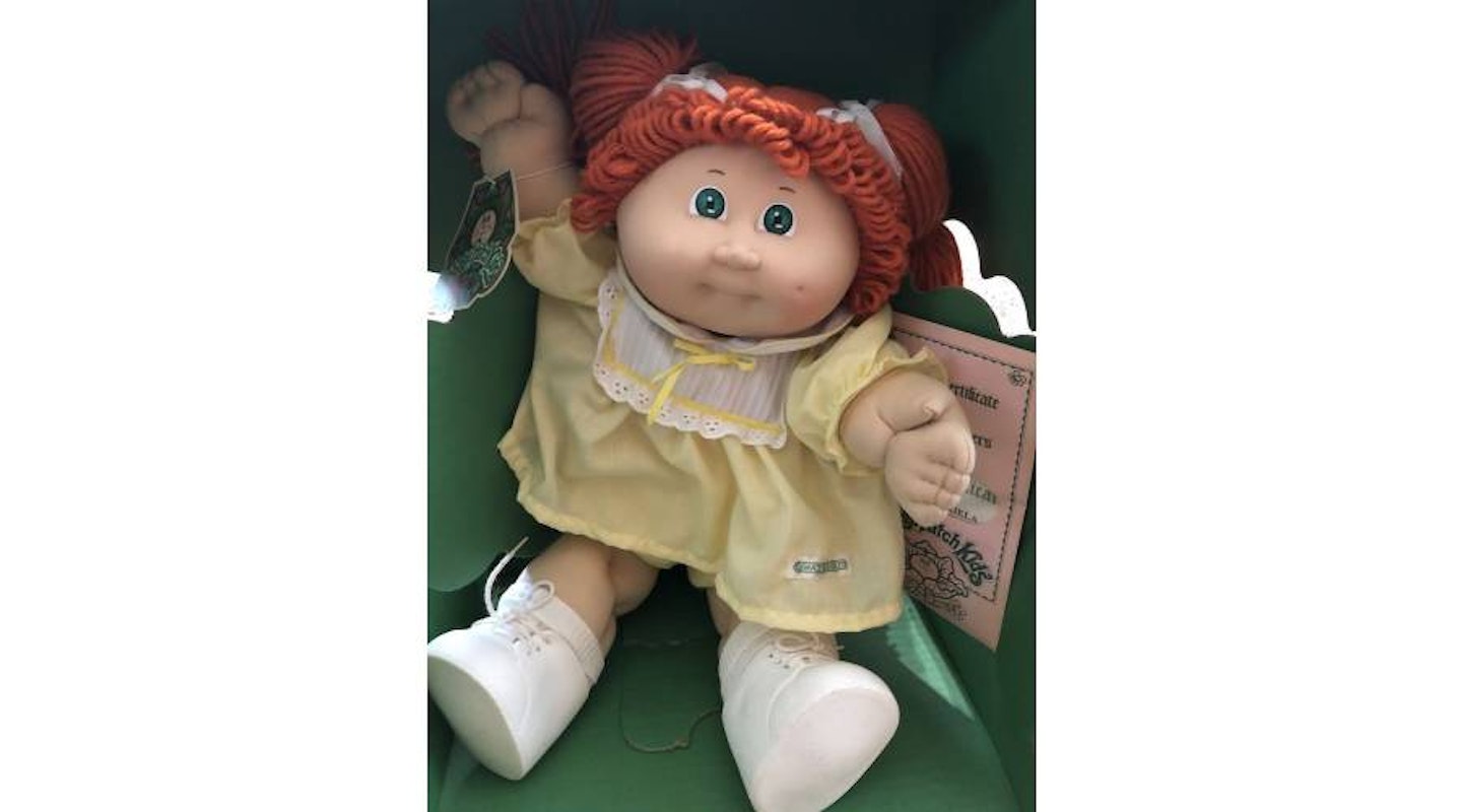 Cabbage Patch Kid redheaded doll 