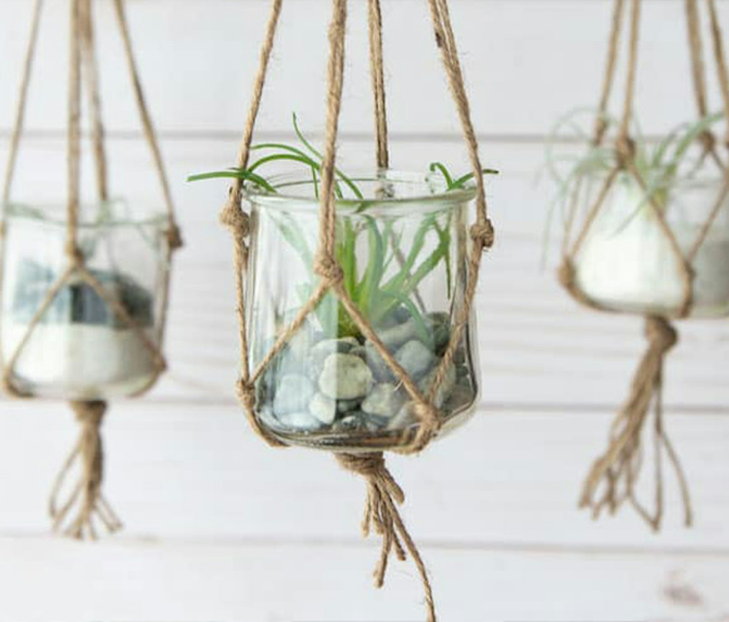 mason jar hanging pots