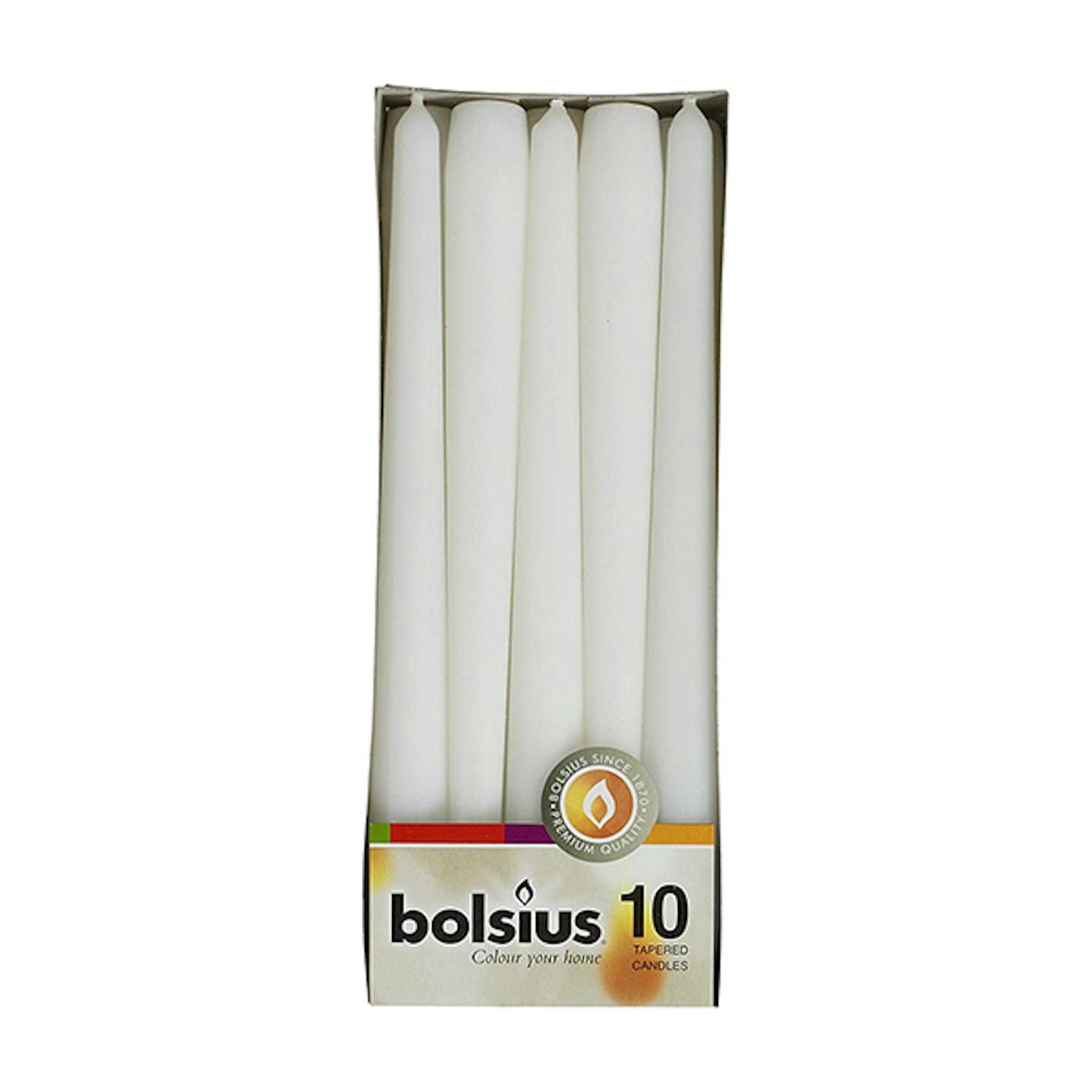 Roll over image to zoom in    Bolsius Tapered Dinner Candles