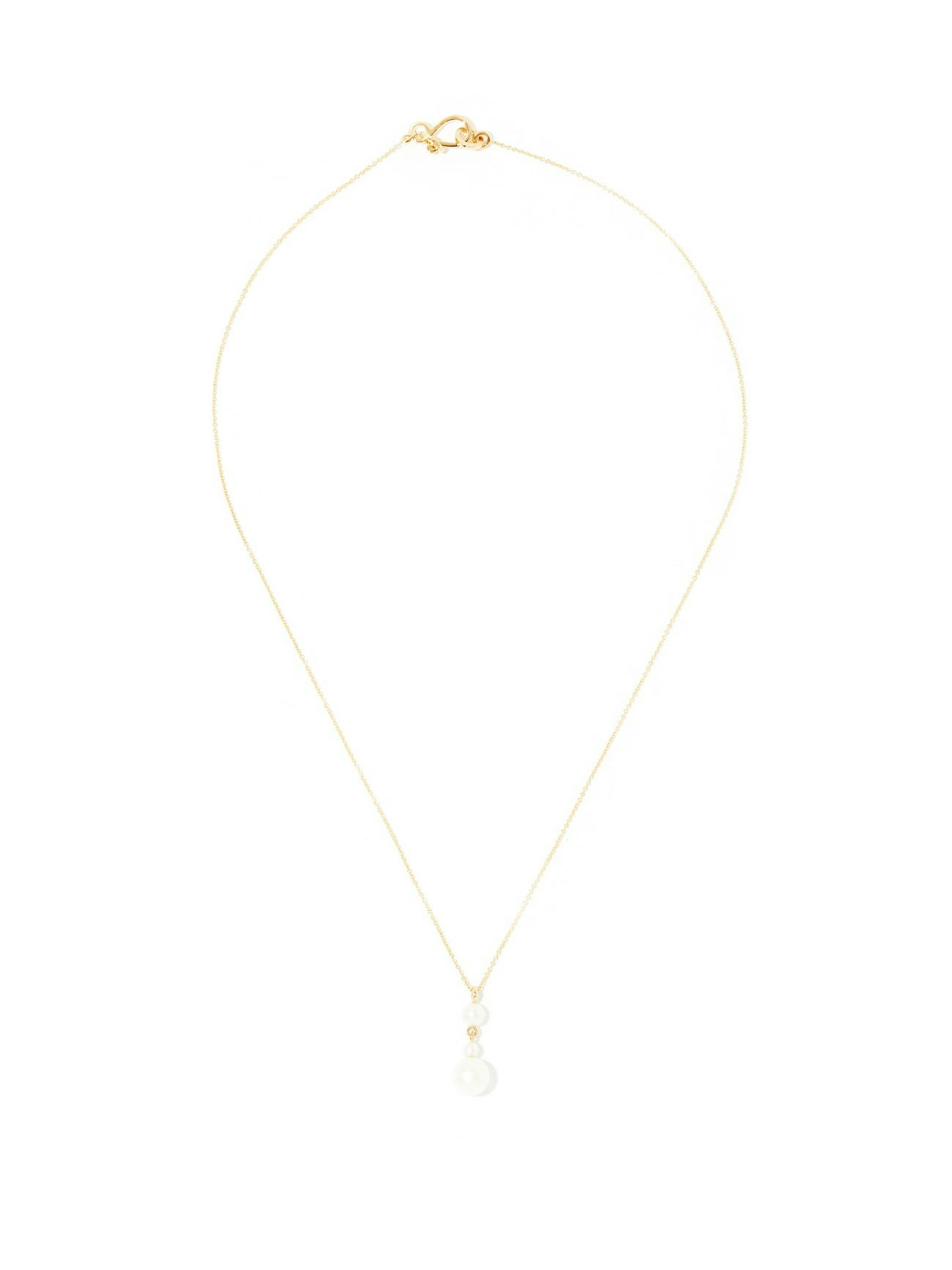 Sophie Bille Brahe, Babylon Pearl And Gold Pendant Necklace, £825