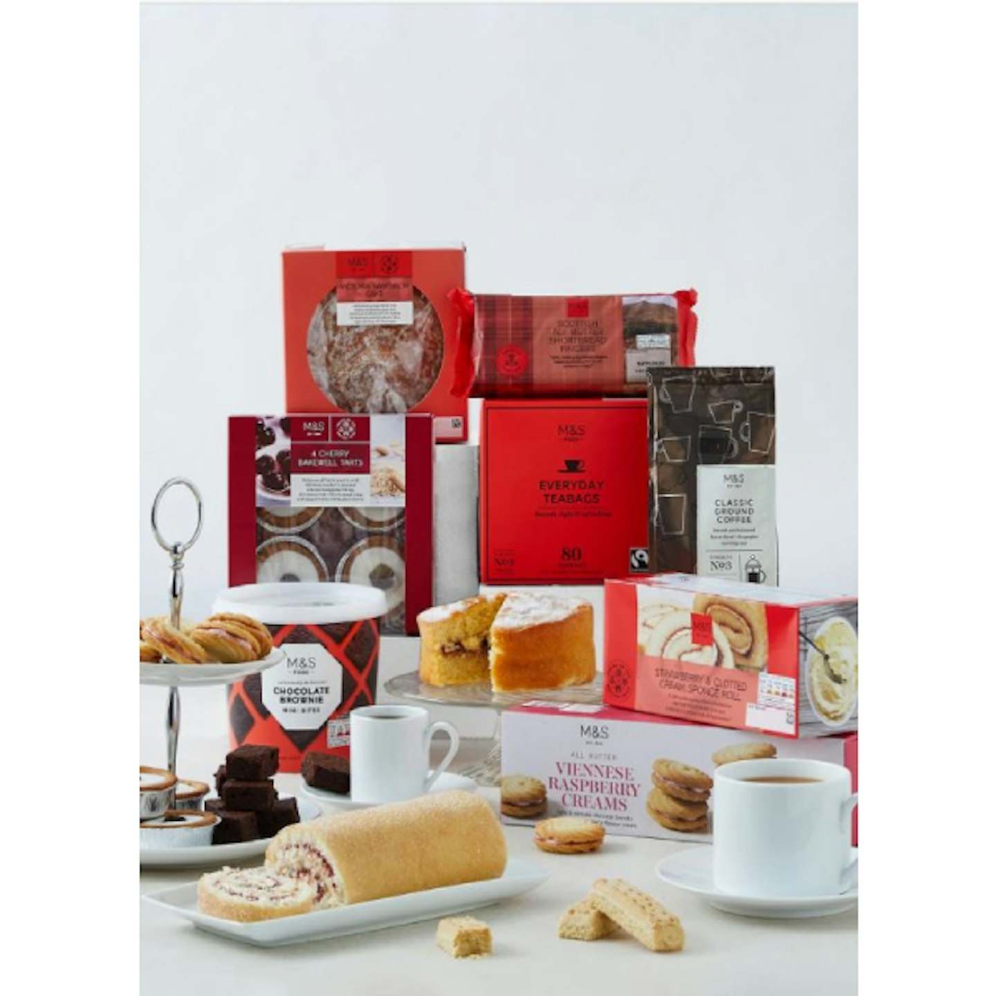 M&S afternoon tea selection