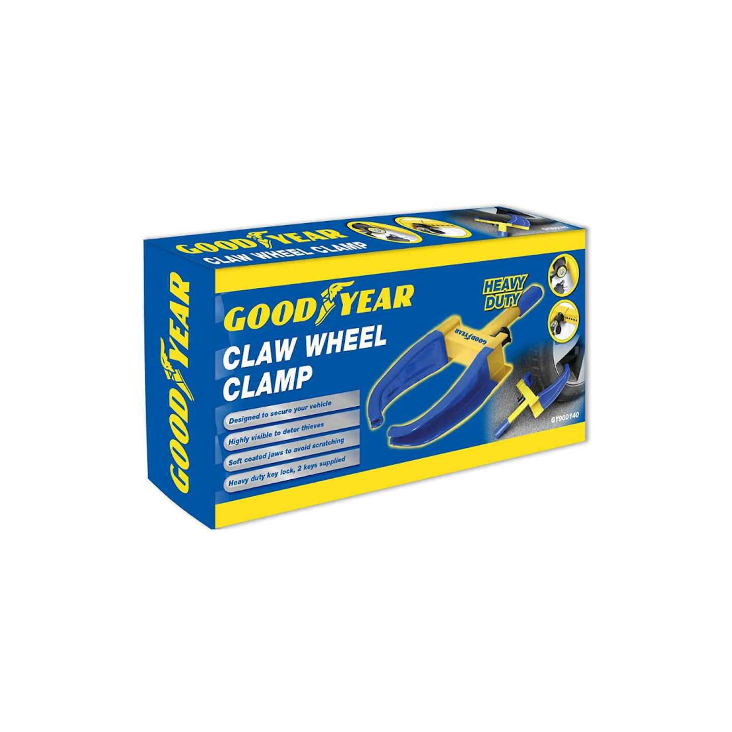Goodyear claw wheel clamp