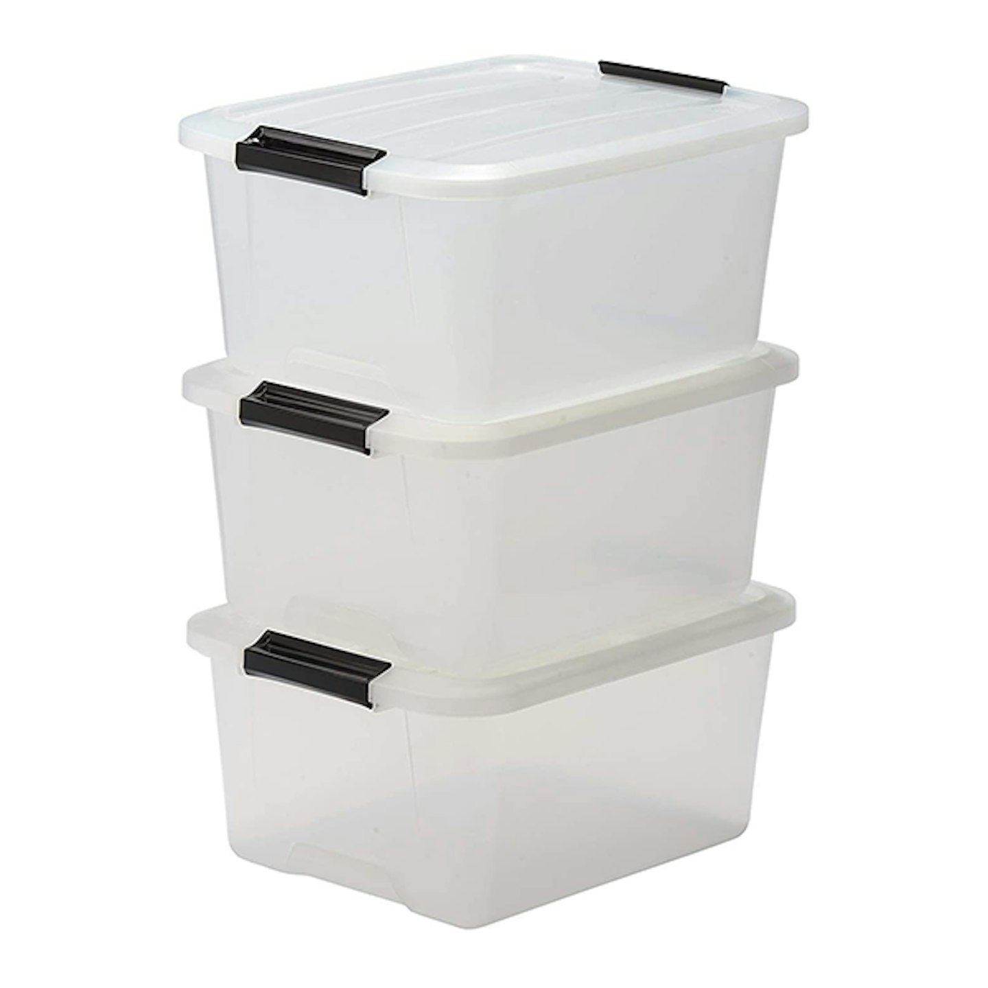 Sterilite 10 Gallon Industrial Stacker Storage Totes w/ Gray Clip Lids (6  Pack), 1 Piece - Foods Co.