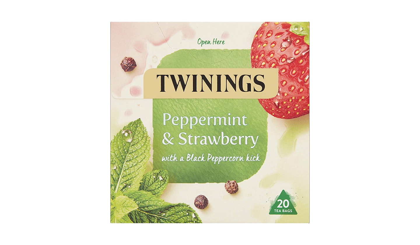 Twinings Peppermint and Strawberry Herbal Tea Bags