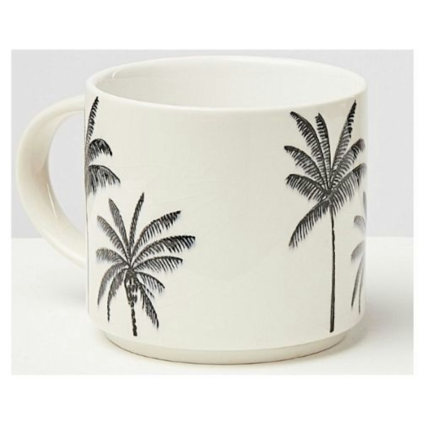 White Palma Ceramic Mug
