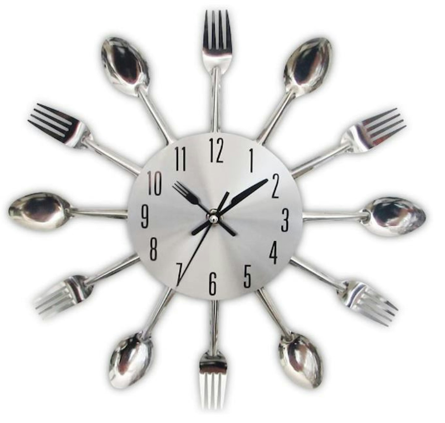 Cutlery walk clock