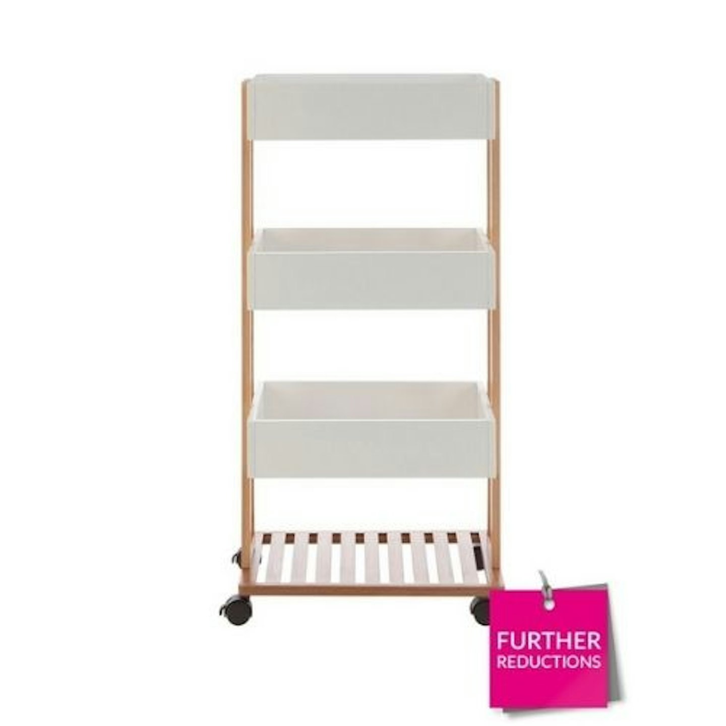 Premier Housewares Nostra 4 Tier Storage Trolley