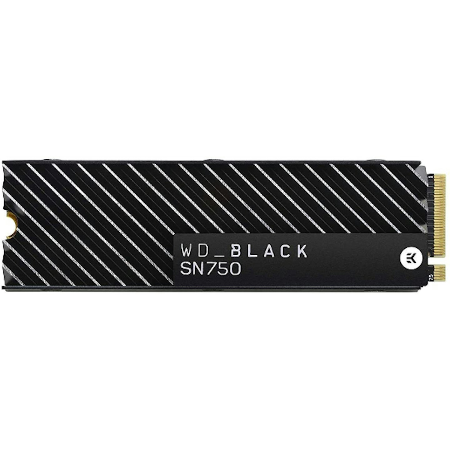 WD_BLACK SN750 NVMe M.2 SSD with heatsink, 500GB - 2TB