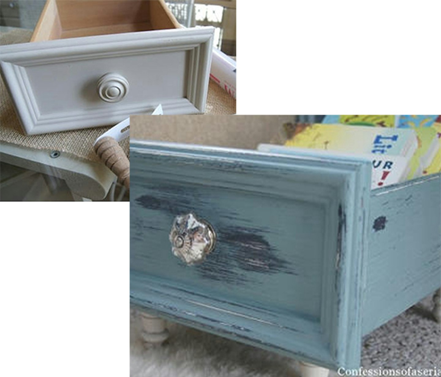 upcycled drawer