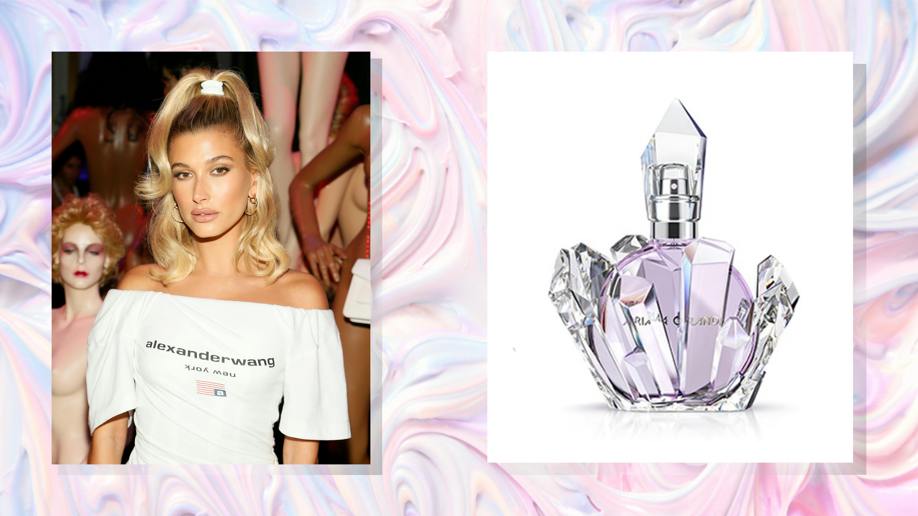 hailey bieber perfume ad