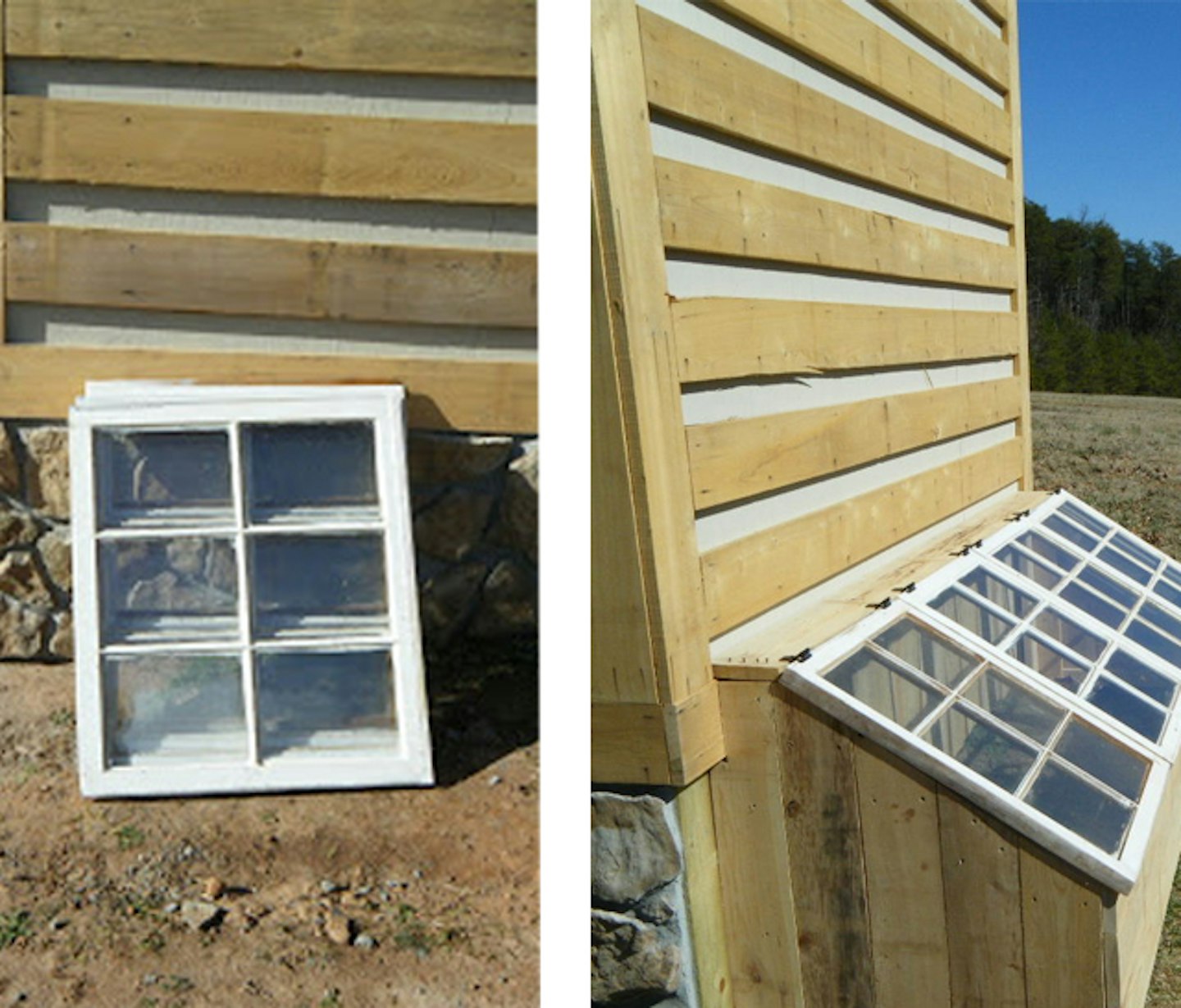 upcycled green house
