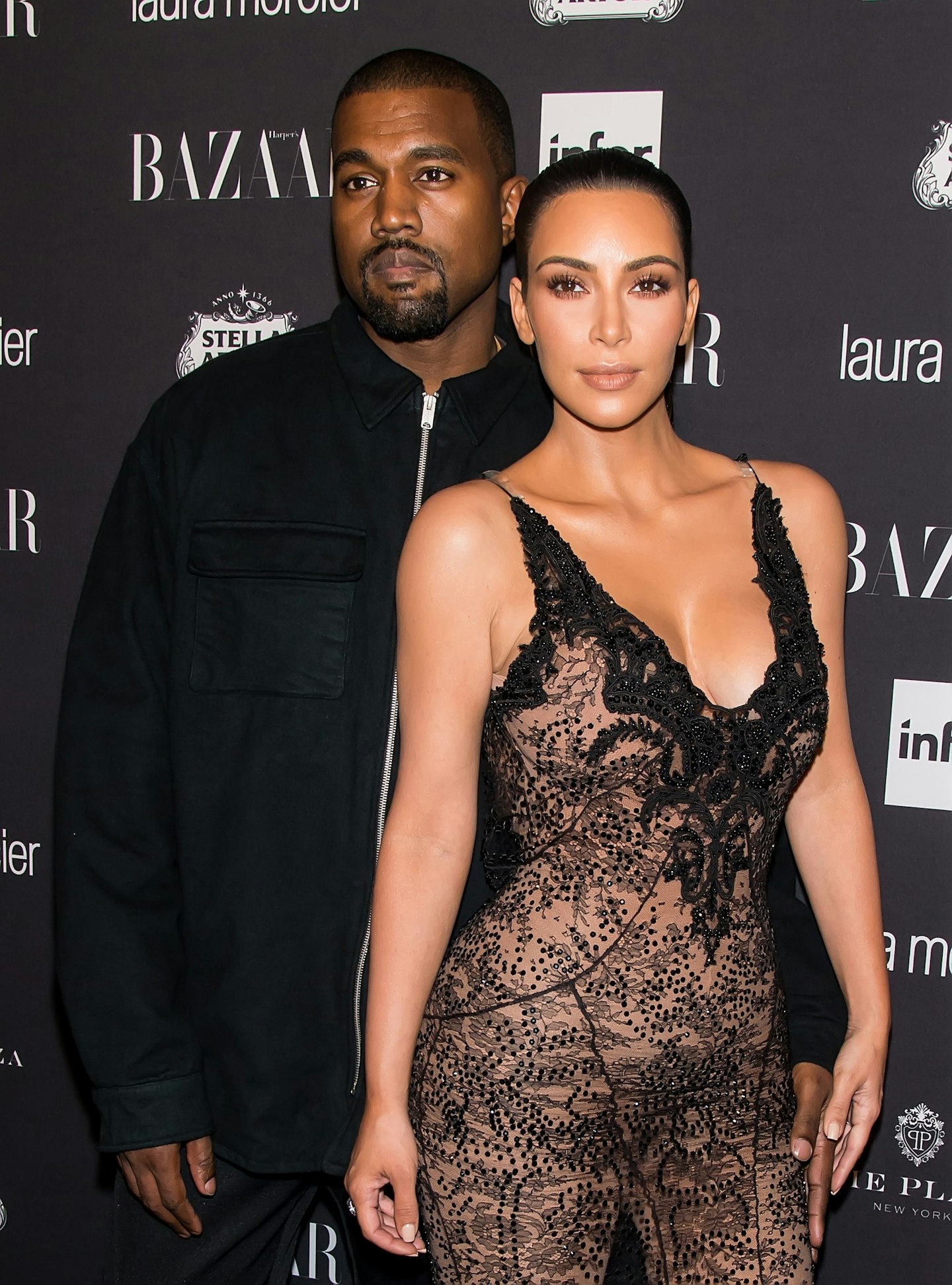 Kim Kardashian and Kanye West red carpet moment