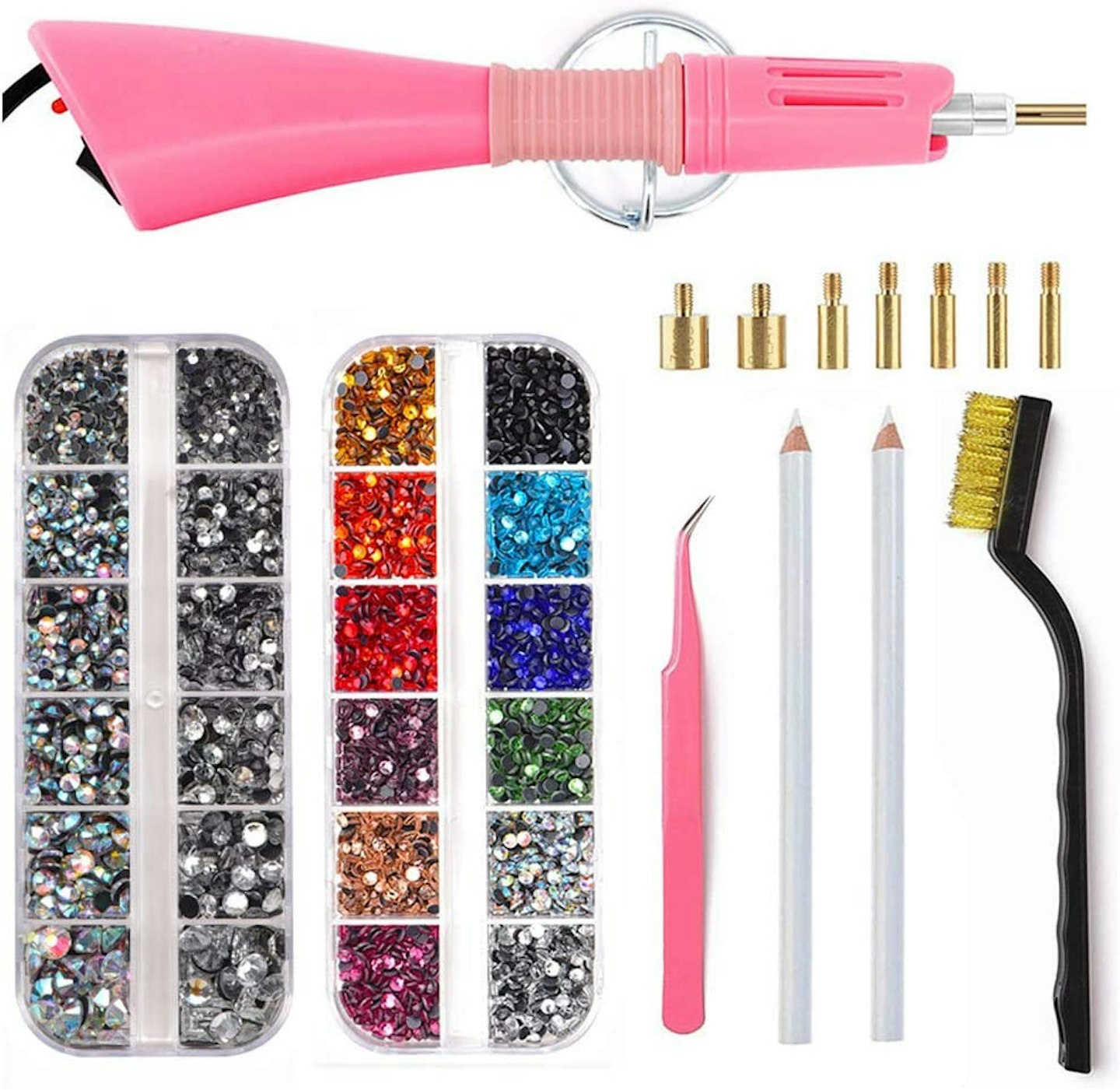Bedazzling: Hotfix Applicator, BLINGINBOX 4000pcs 2 Boxes