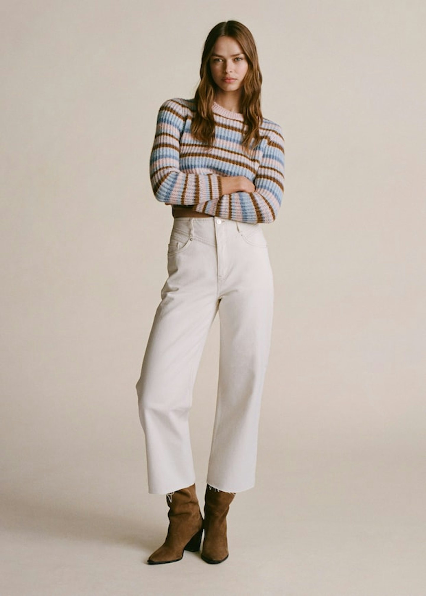 Mango, Multi-Coloured Knit Sweater, £35.99