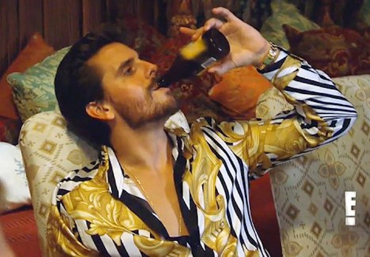 scott disick drinking