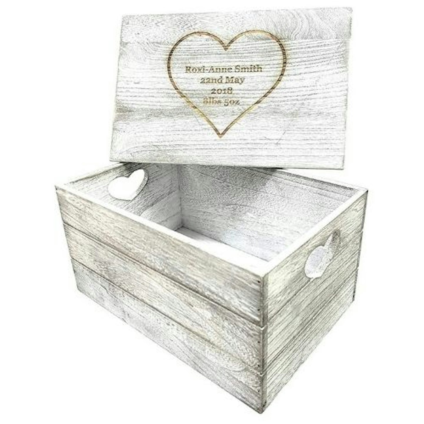Personalised Engraved Antique Wooden Gift Box