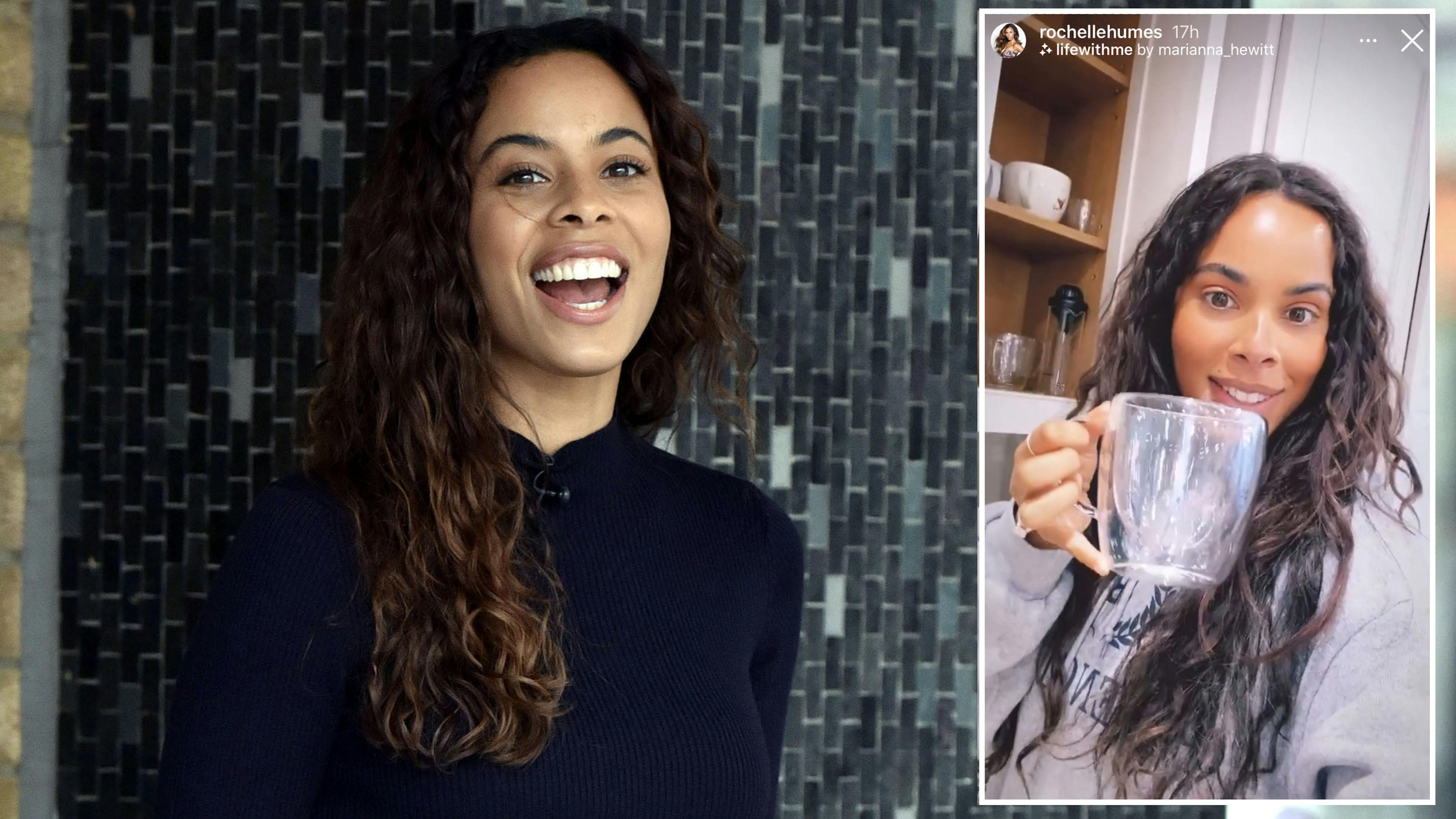 Rochelle Humes FINALLY reveals the thermo drinking glasses she uses