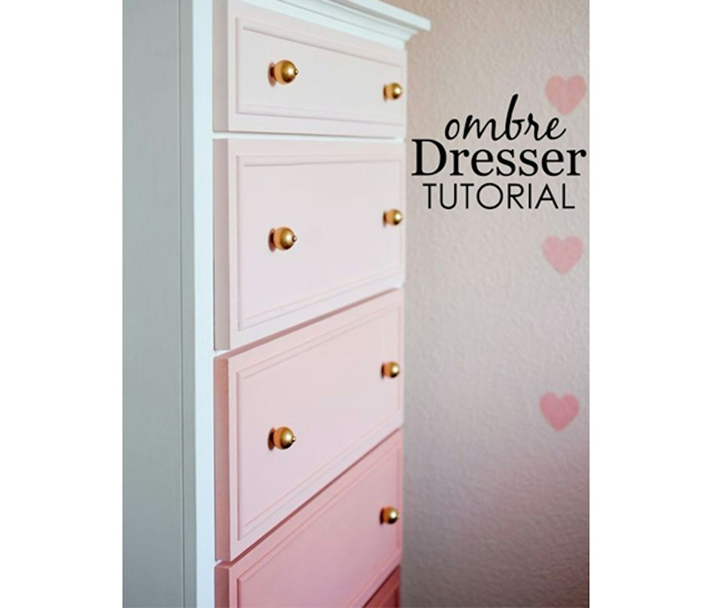 Chalk Paint Ombre Dresser
