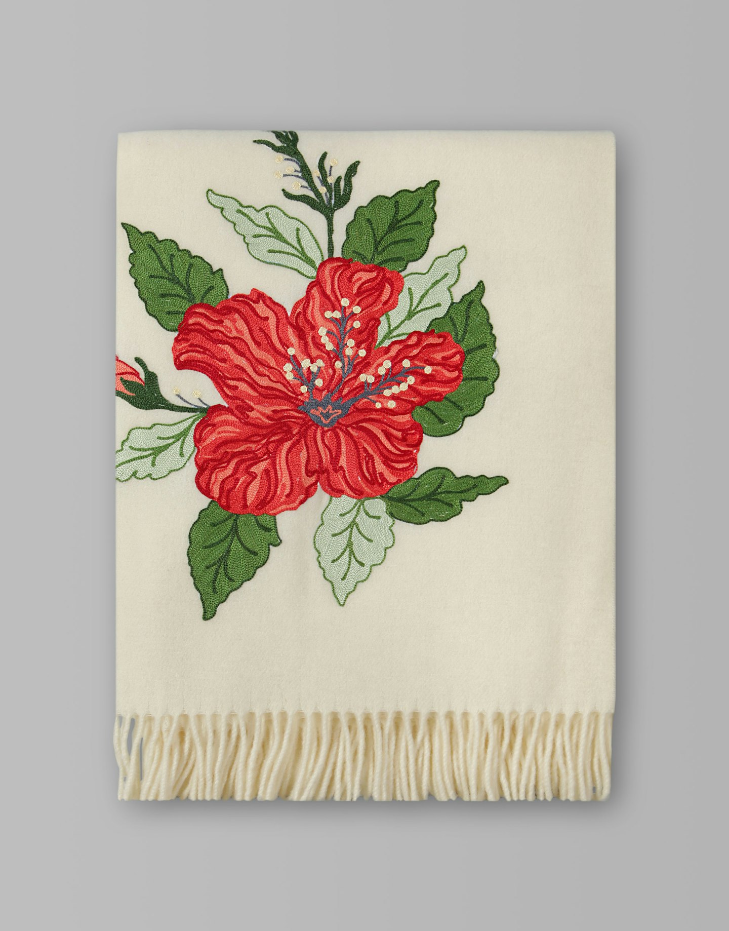 LORETTA CAPONI, Hibiscus Throw Blanket, £332