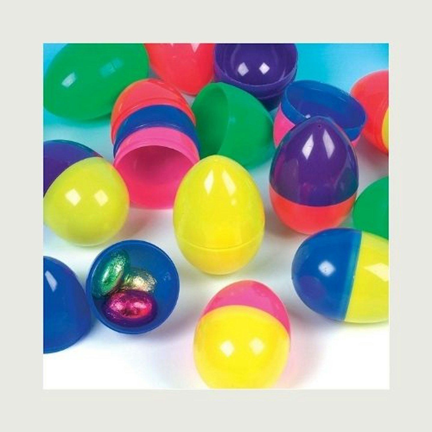Baker Ross L1047 Coloured Plastic Eggs