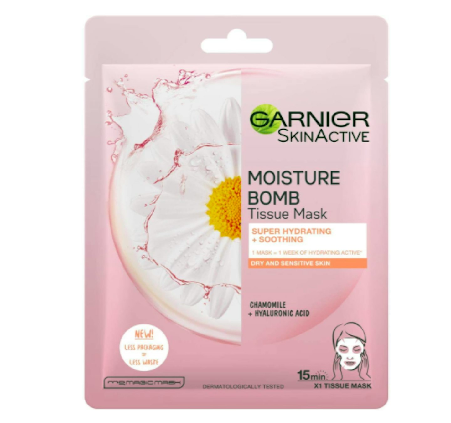 Garnier SkinActive Moisture Bomb Camomile Tissue Mask