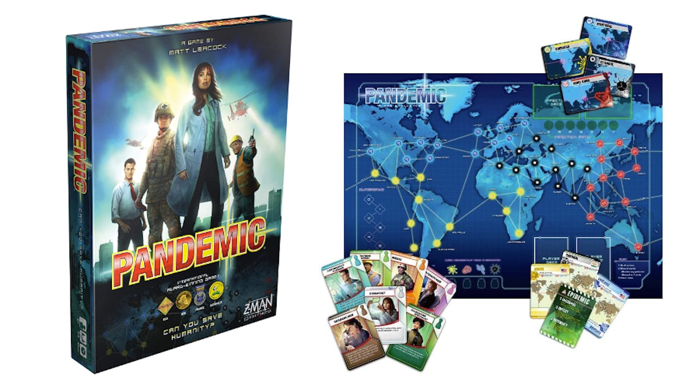Pandemic Legacy Season 1 Blue Edition Board Game for Adults and Family |  Cooperative Board Game | Ages 13+ | 2 to 4 players | Average Playtime 60
