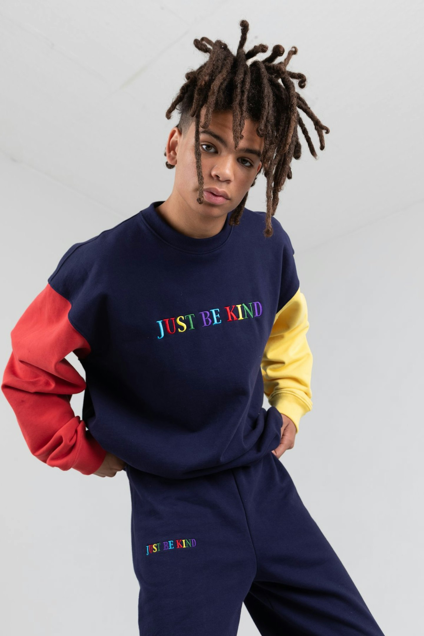 The Mayfair Group, Just Be Kind Colourblock Crew-Neck, £80