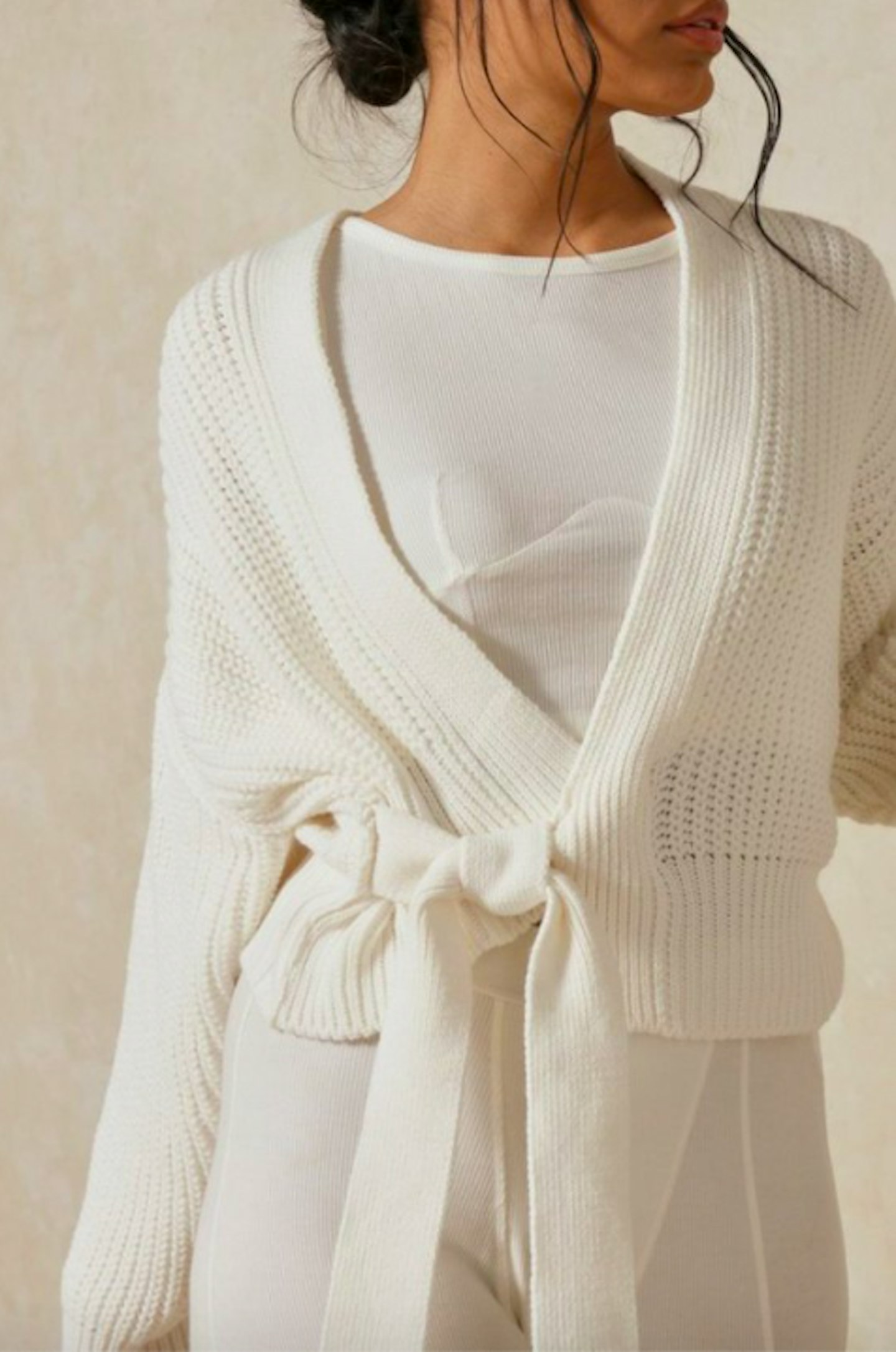 Belted Knitted Cardigan