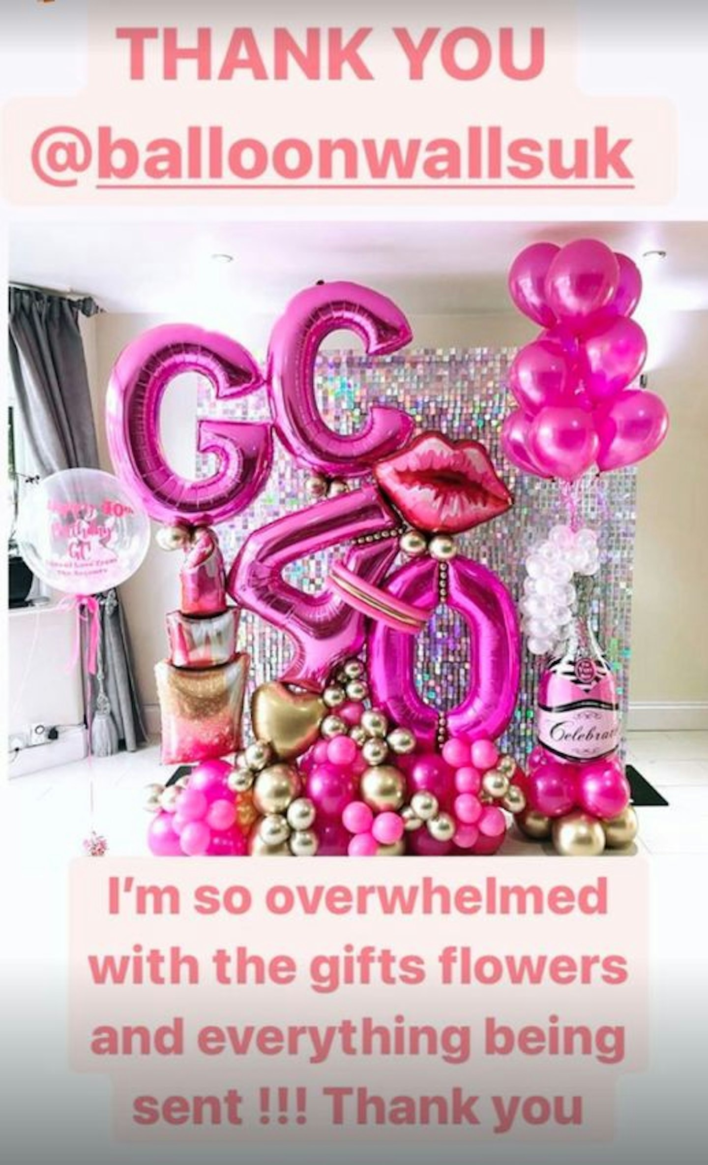 gemma collins birthday balloons