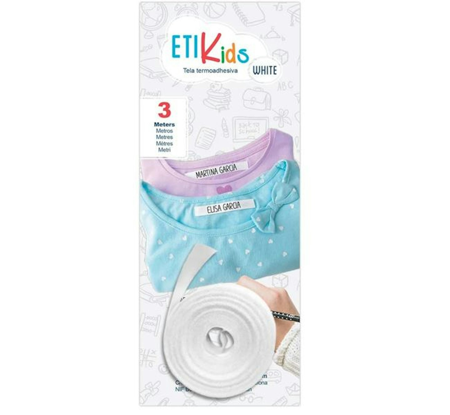 Roll of Fabric Tape for Iron-on Label