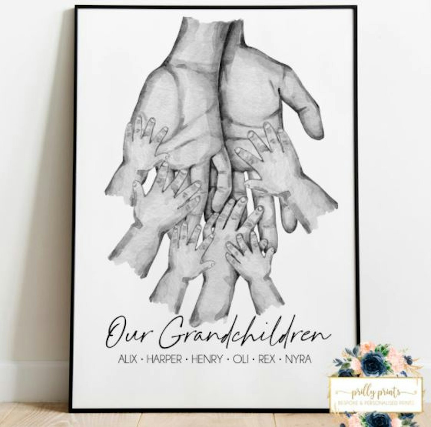Personalised Family Hands Print