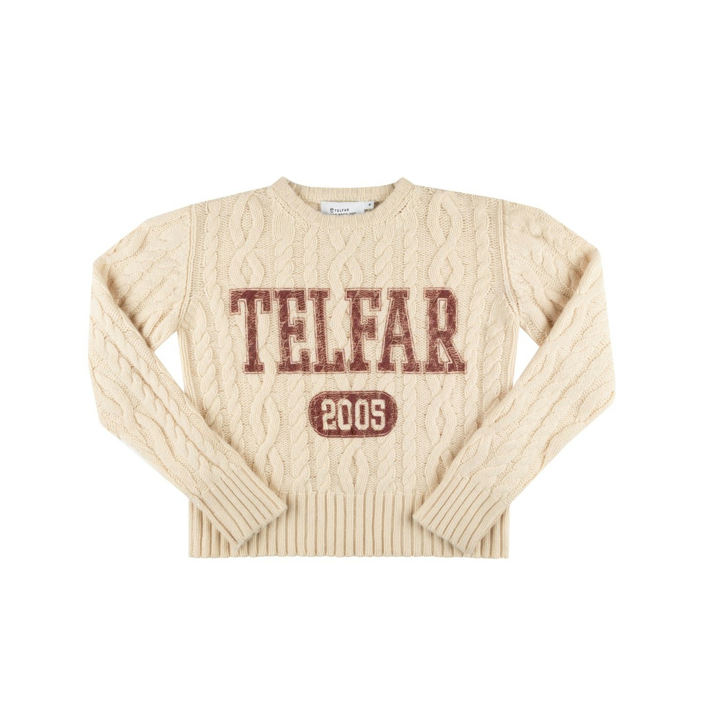 Telfar, Cable-Knit Thumbhole Sweater, £329