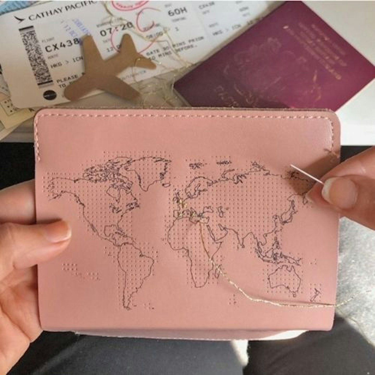Stitch Your Own Passport Cover