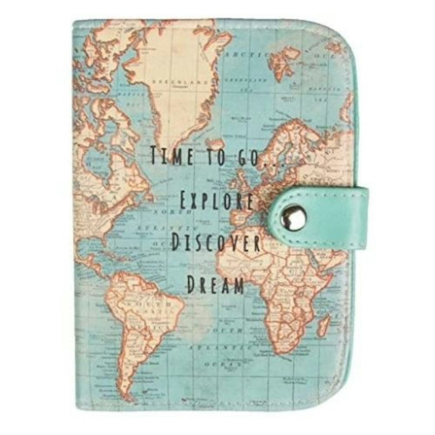 Sass & Belle Vintage Map Time to Go Passport Holder