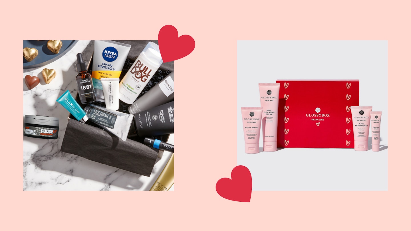 glossybox valentine's skincare boxes