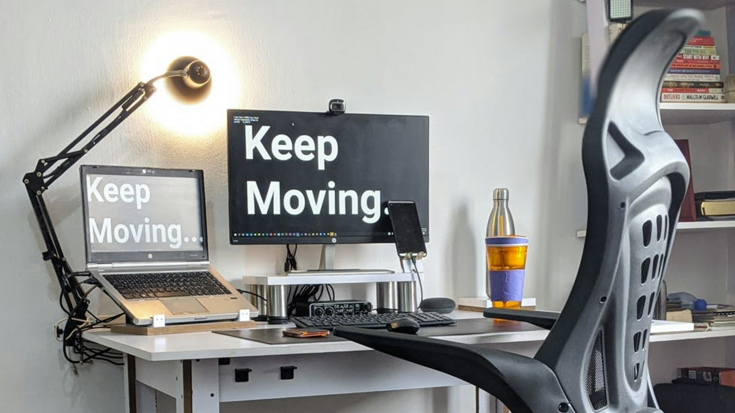 Ergo desk example to