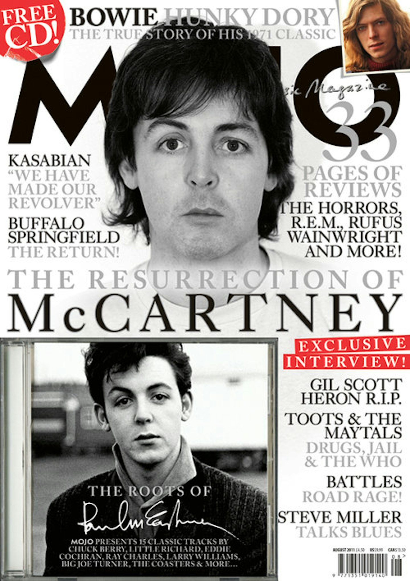 MOJO Issue 213 / August 2011