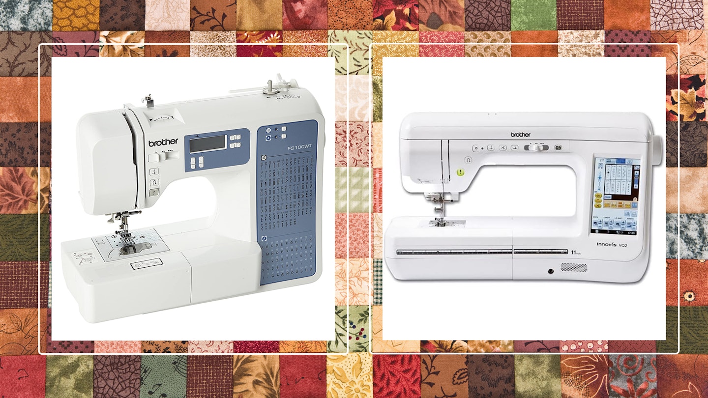 Best sewing machines for quilting with a quilt background