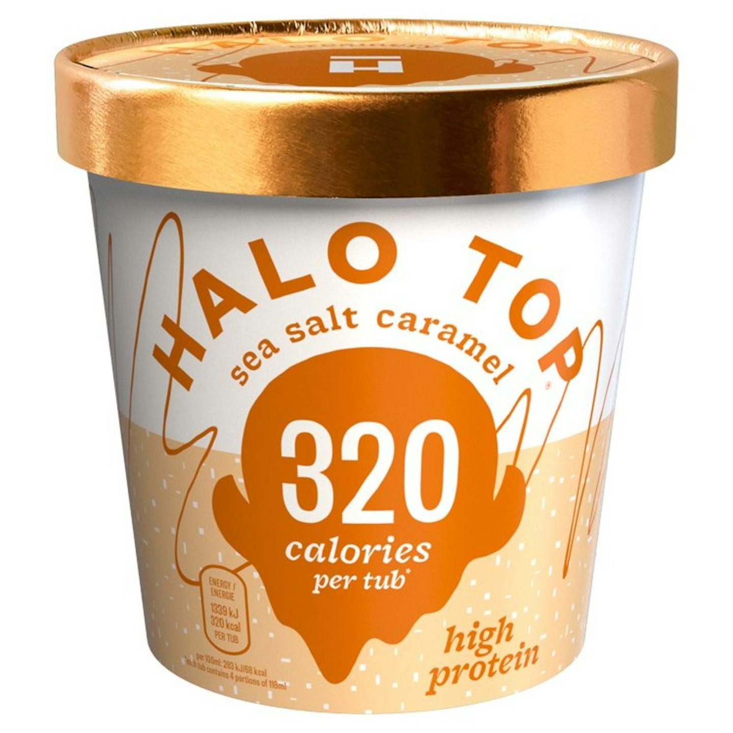 Halo Top ice cream salted caramel