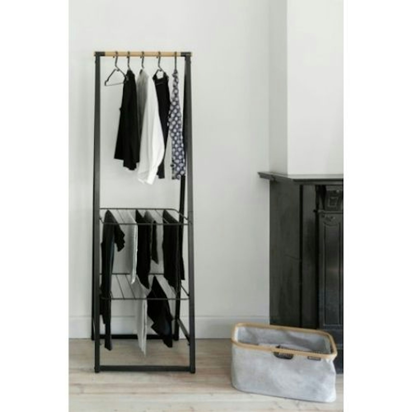 Small Linn Clothes Rail And Storage Unit by Brabantia