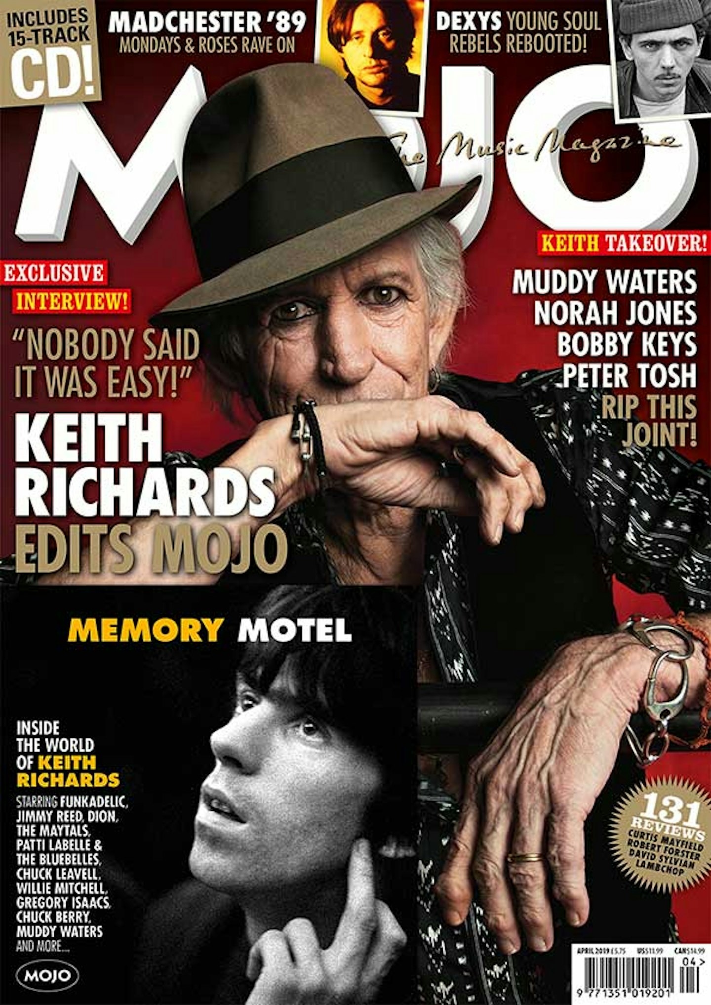 MOJO 305 – April 2019: Keith Richards Edits MOJO!