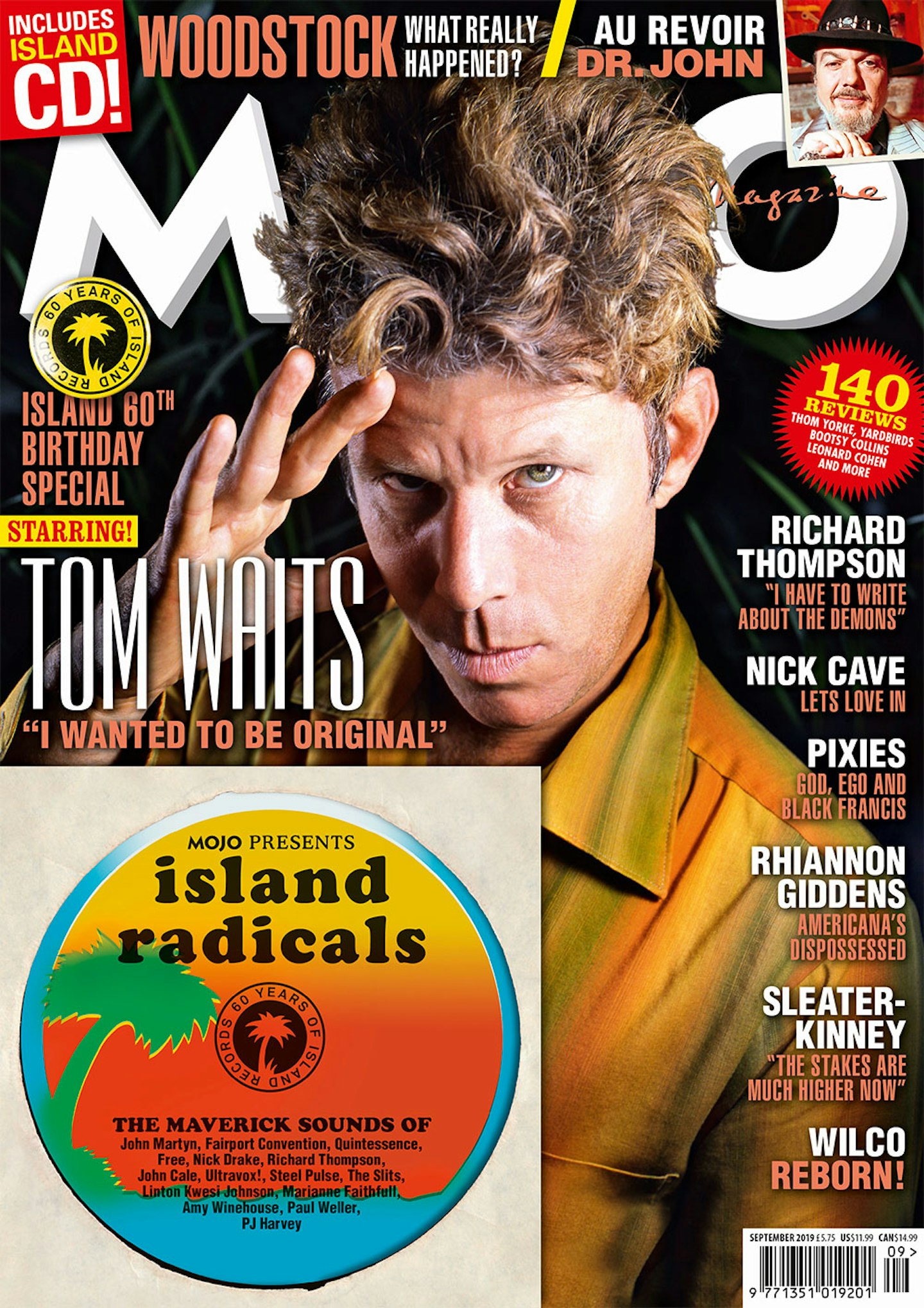 MOJO 310 – September 2019: Tom Waits