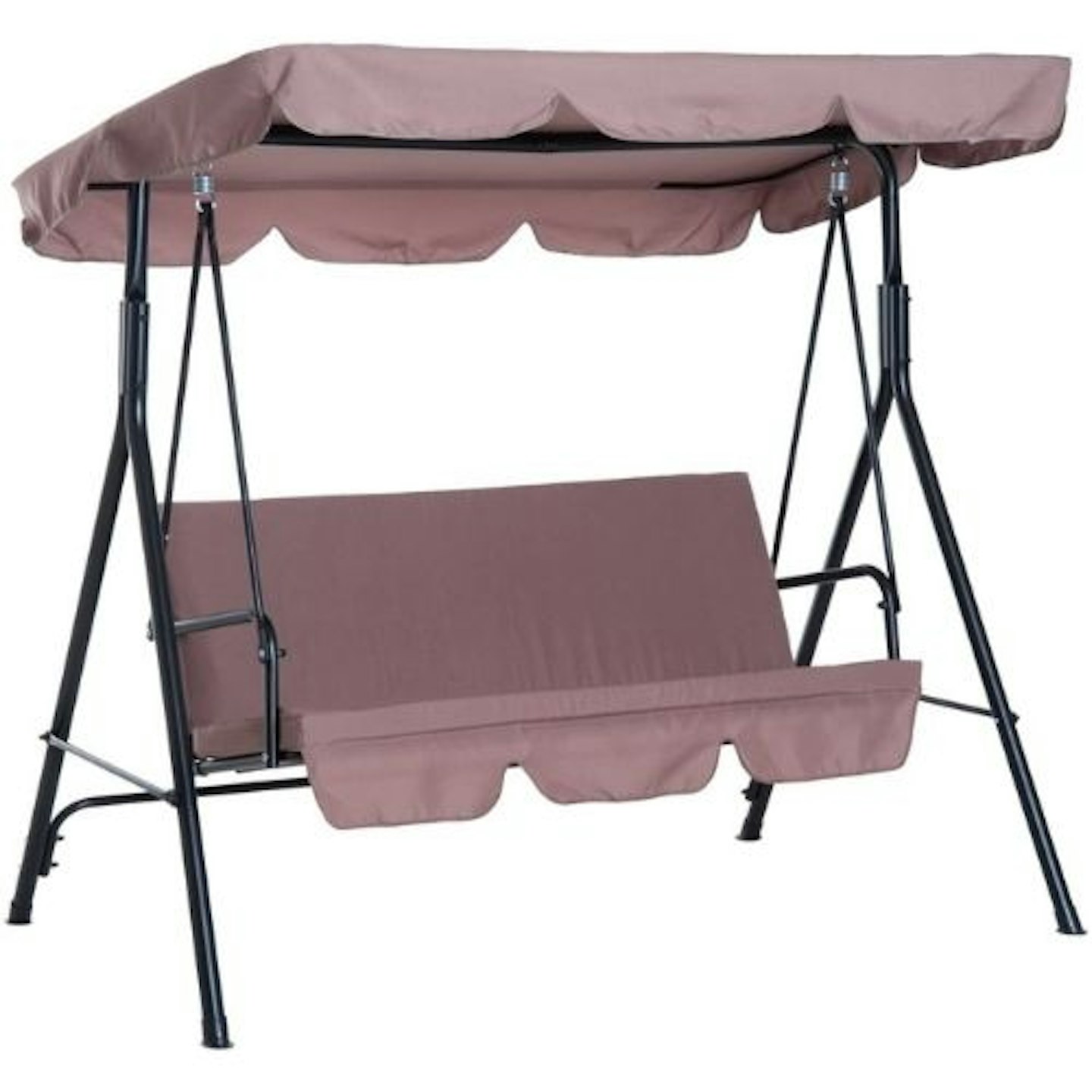 Outsunny 3-Seater Canopy Swing Chair - garden furniture