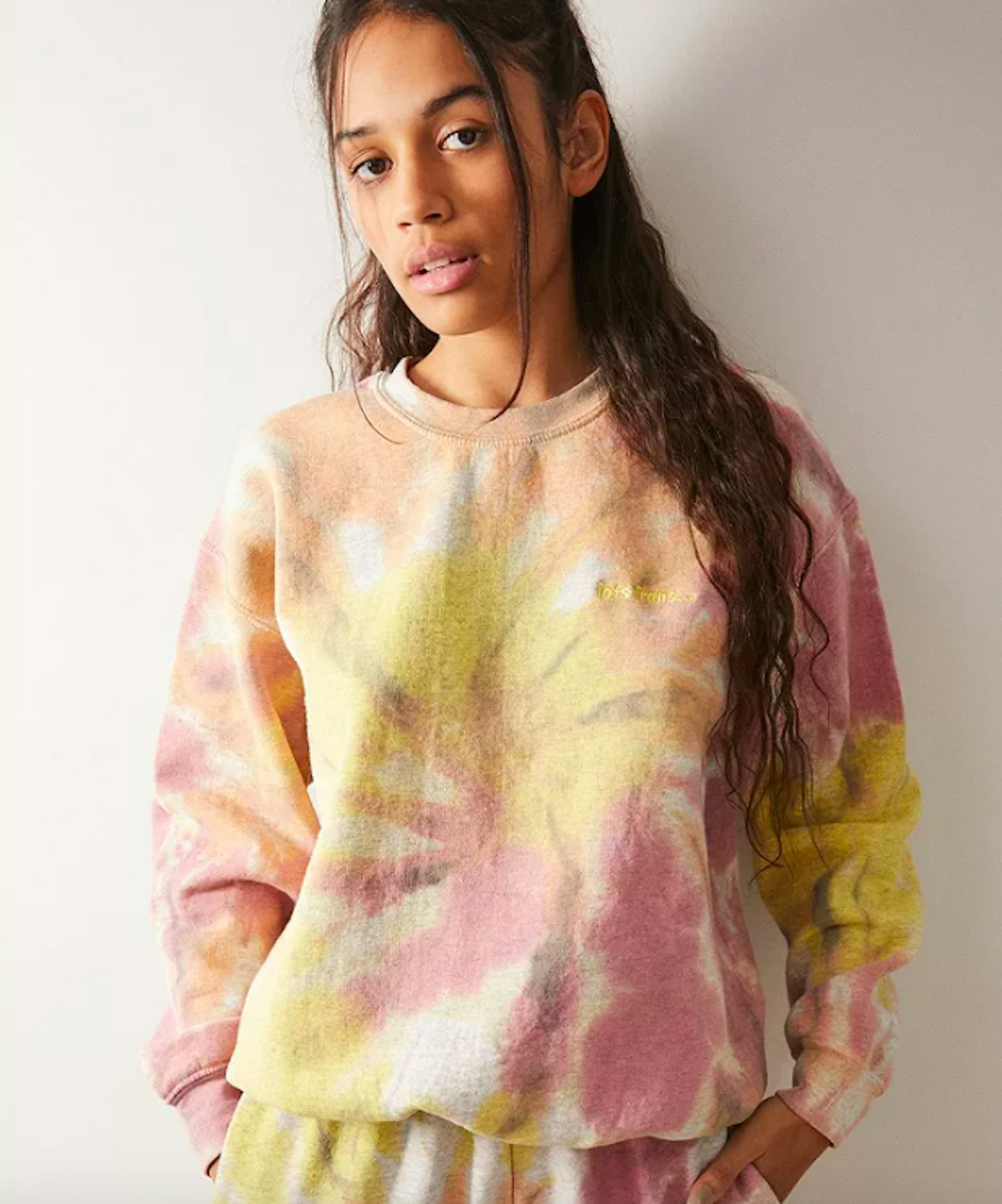 Iets Frans, Yellow Swirl Tie-Dye Sweatshirt, £46