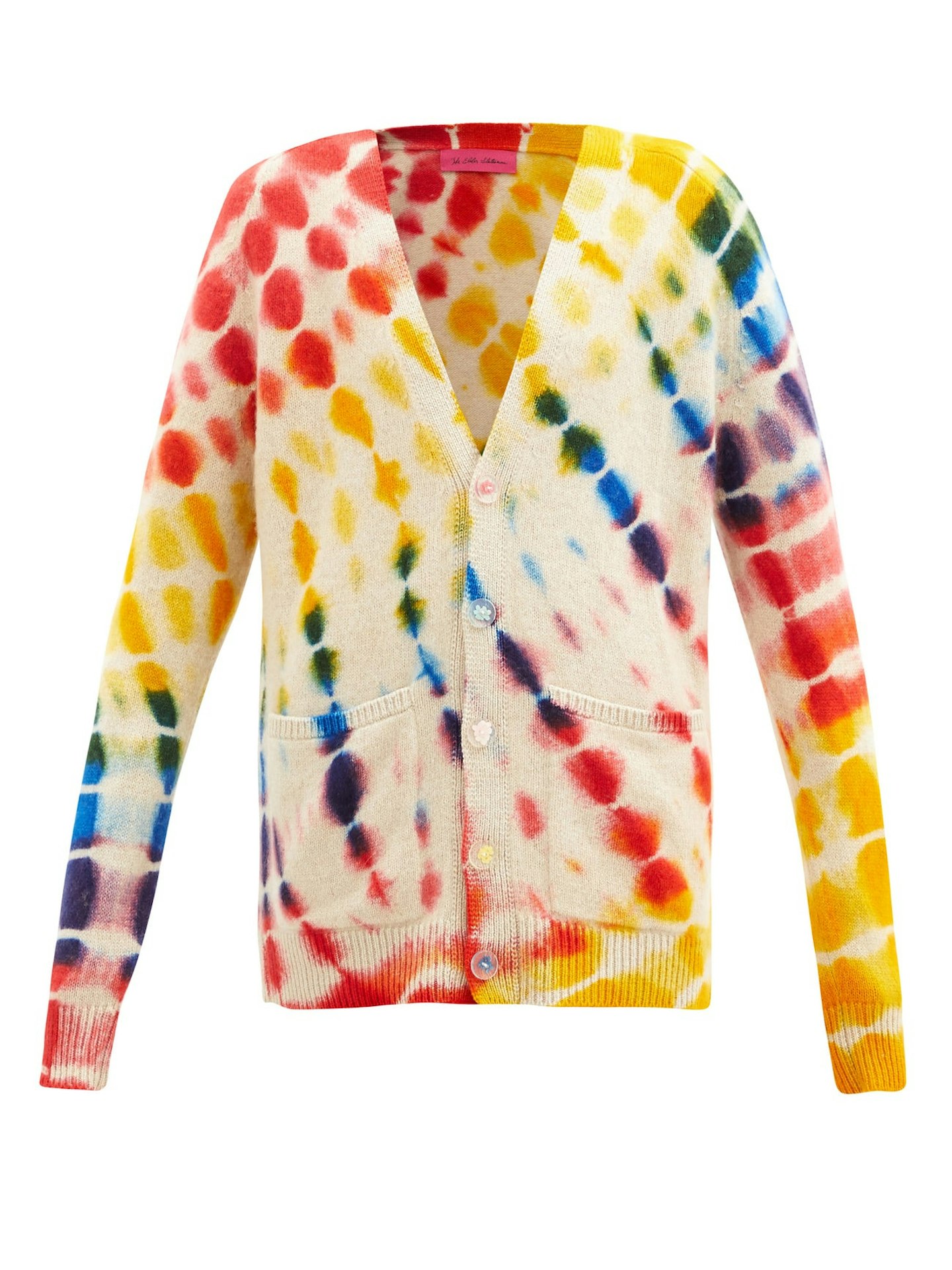 The Elder Statesman, Illusion Tie-Dye Cashmere Cardigan, £1,525